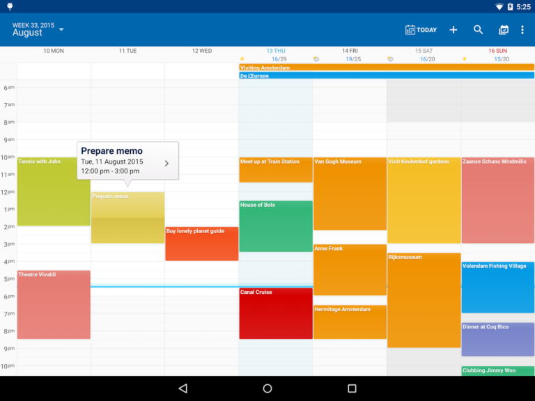 mejor app de calendario